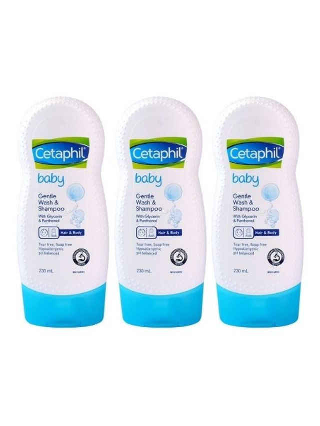 Cetaphil Baby Baby Gentle Wash & Shampoo (230ml) (3pack) edamama